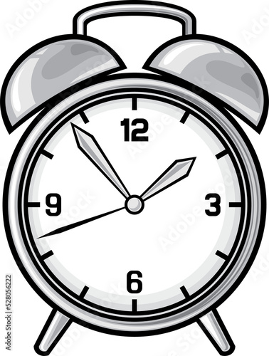 Classic alarm clock png illustration