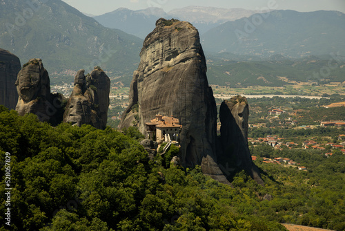 Meteora monasteries view