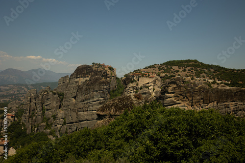 Meteora monasteries view