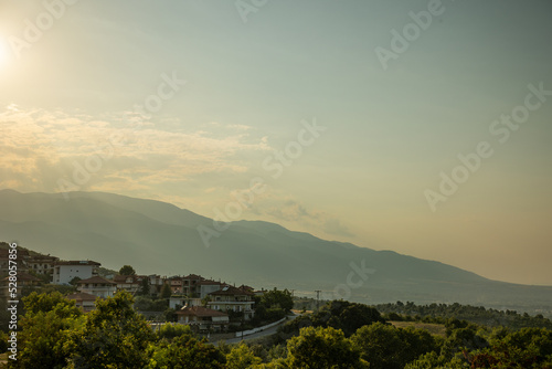 Sunset over the Olymp