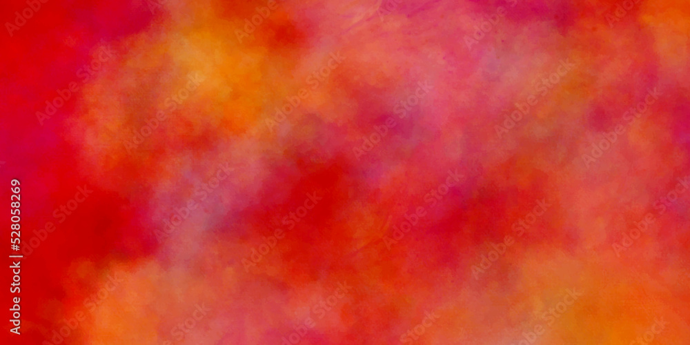 abstract watercolor paint background texture and abstract watercolor background with watercolor splashes. Freeze motion of colorful color powder and red, yellow , ink, pink exploding on white backdrop