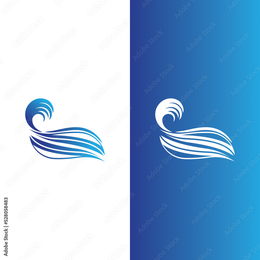 Wave beach vector illustration design Wave beach vector illustration design
