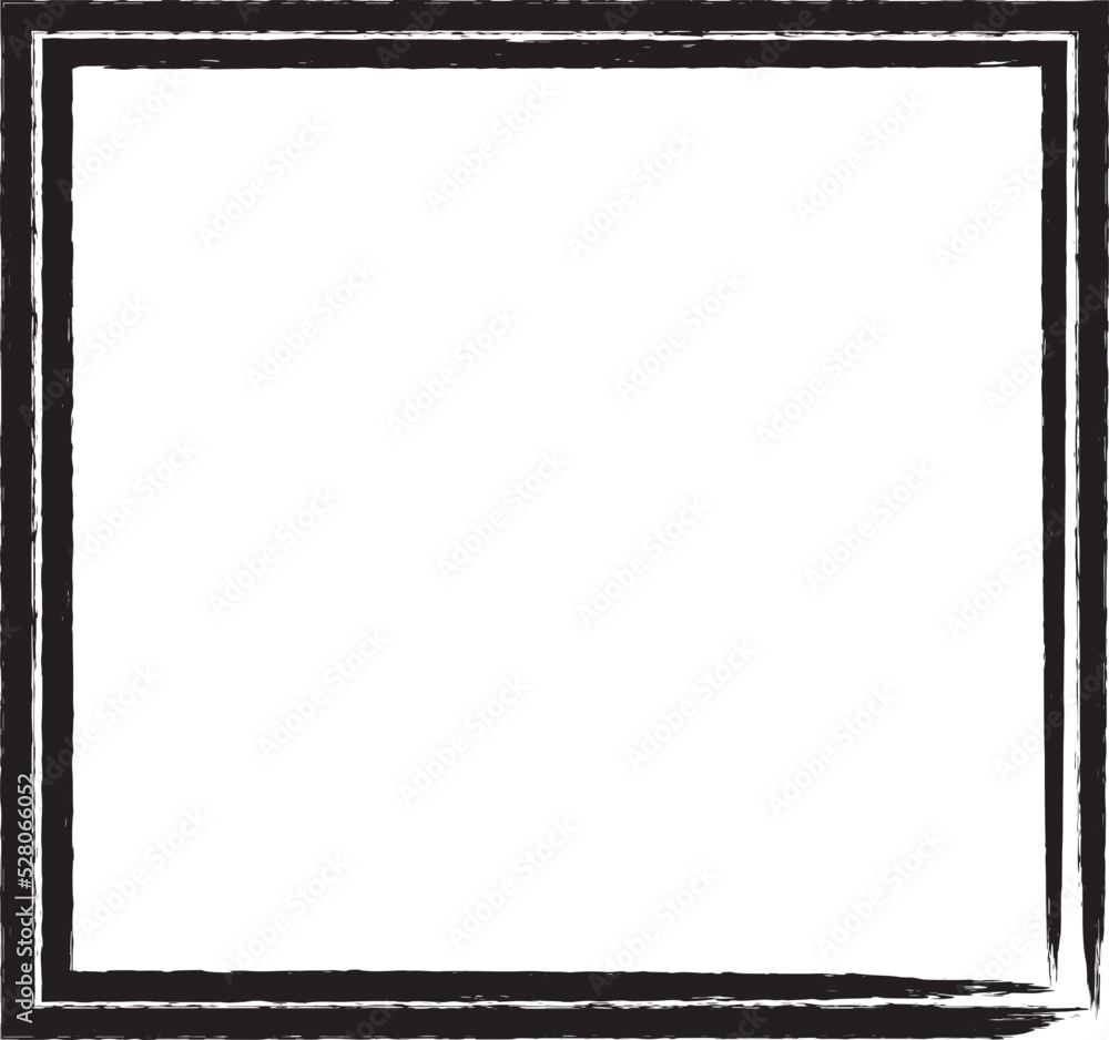 Obraz premium Square Frame Brush Stroke