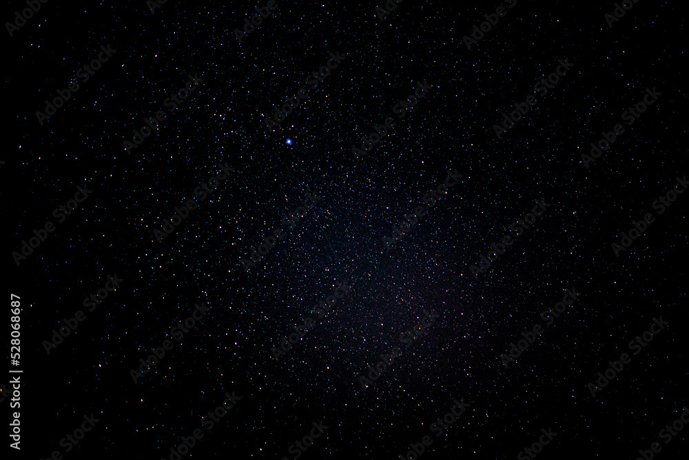 Obraz premium stars on the night sky with polaris star