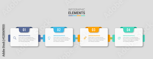 Steps infographic design