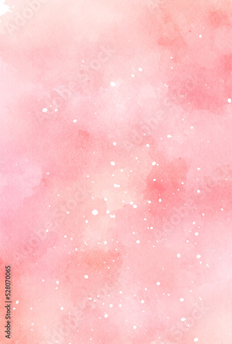 背景素材_水彩テクスチャ_ピンク