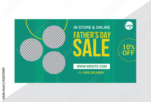 Father's Day Offer Banner Design