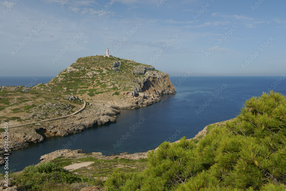 Faro de Punta de N'Ensiola.Cabrera.Parque nacional maritimo terrestre de Cabrera.Baleares.España. Faro de Punta de N'Ensiola.Cabrera.Parque nacional maritimo terrestre de Cabrera.Baleares.España.