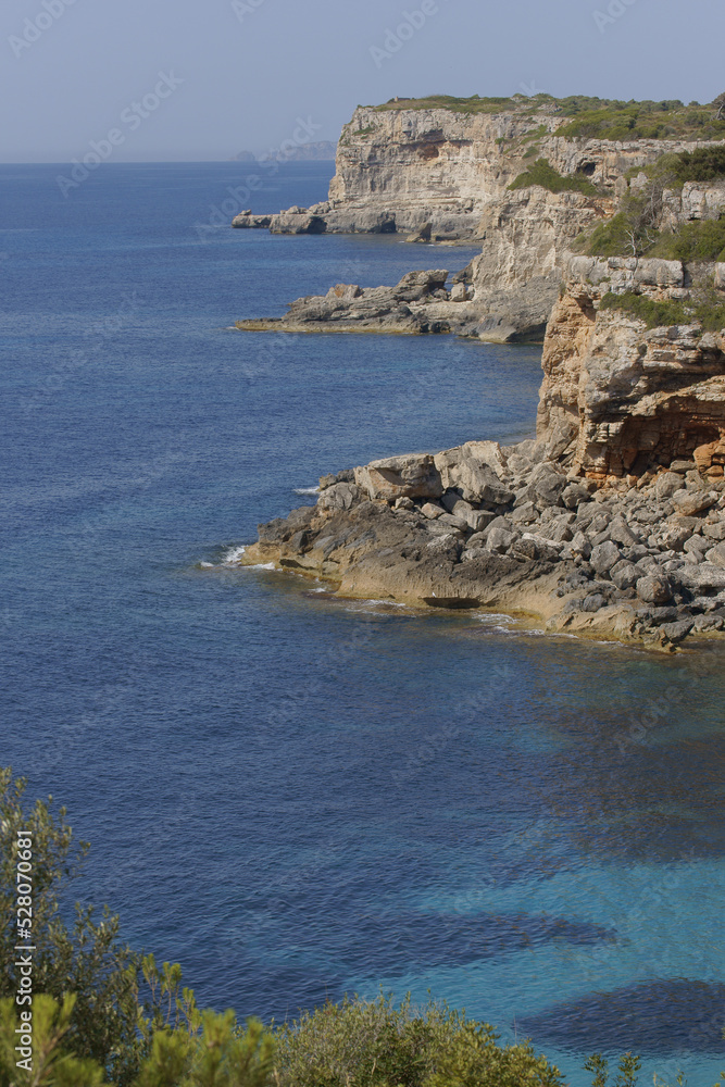 Costa de Migjorn.Santanyi. Migjorn.Mallorca.Baleares.España.