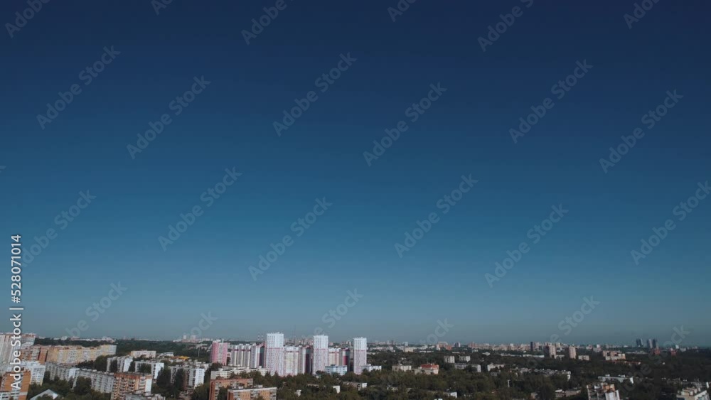 Aerial photography of an old high-rise house along the road Aerial photography of an old high-rise house along the road