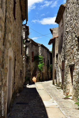 narrow street in the town