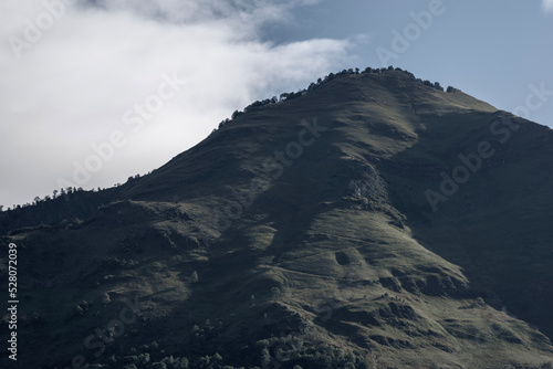 clouds over mountain