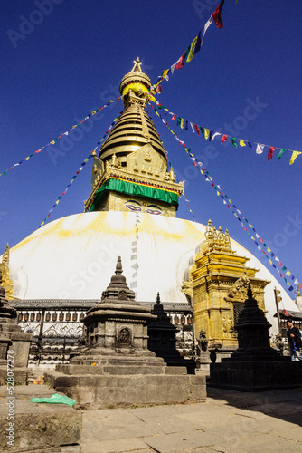 Swayambhu.Centro religioso de peregrinación tanto para budistas como hinduistas.Kathmandu, Nepal, Asia.