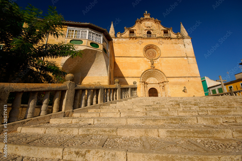 Iglesia de Sant Miquel (1248).Felanitx.Mallorca.Baleares.España.