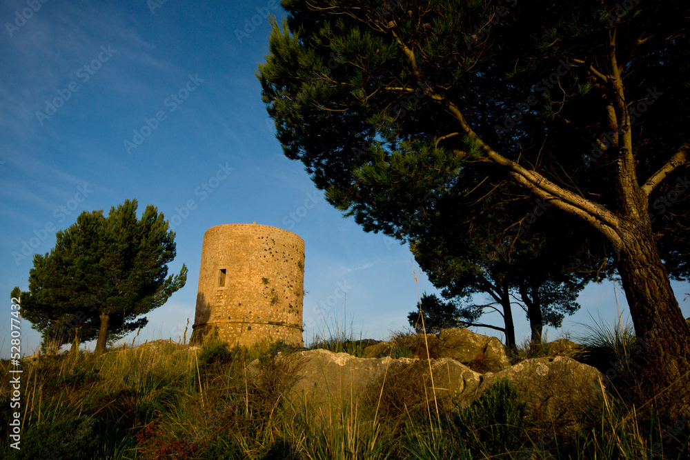 Torre den Palou.Cala Tuent.Escorca.Sierra de Tramuntana.Baleares.España.