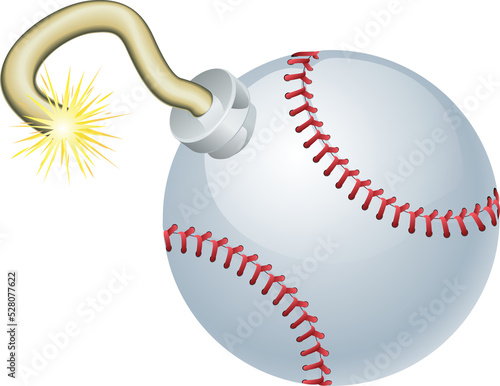 Baseball countdown bomb ill...