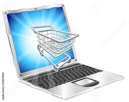Internet shopping laptop co...