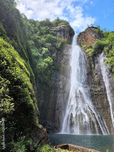 Hawaii waterfalls lush forest tropical