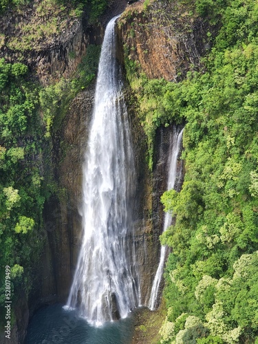 Hawaii waterfalls lush forest tropical