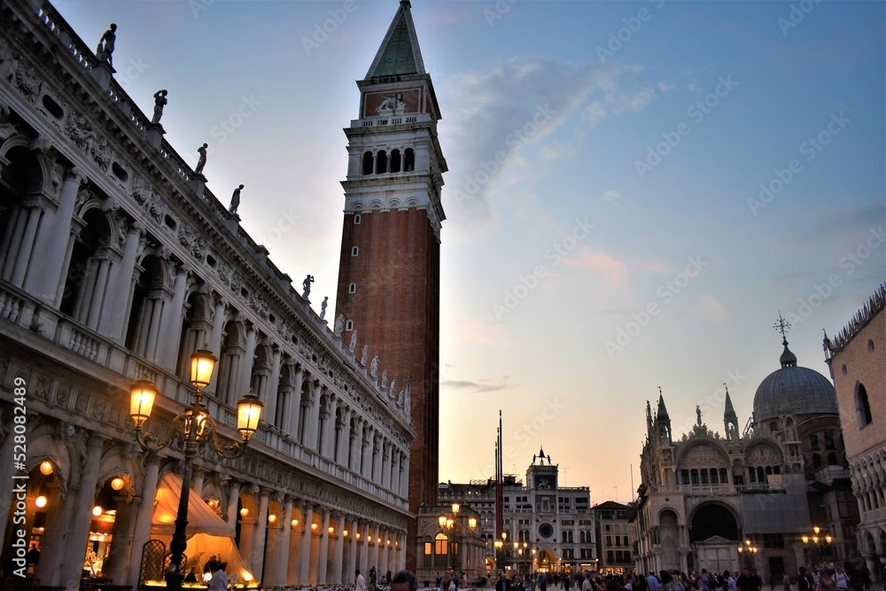 San marco Square in the evening