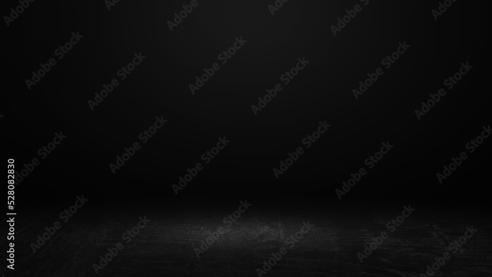 Black studio room background. Black cement wall. interior texture for display products Black studio room background. Black cement wall. interior texture for display products