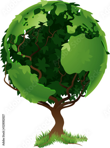 Environmental concept. Tree...