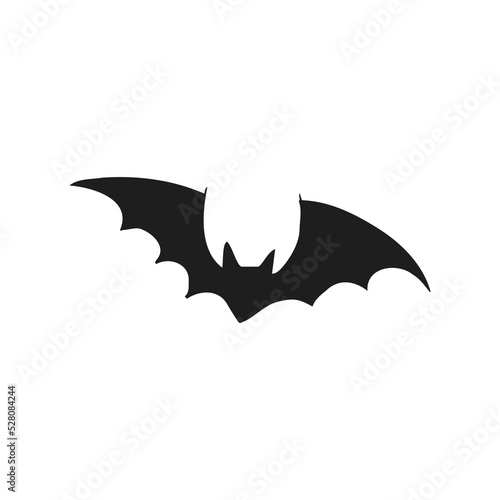 Halloween 2022 - October 31. A traditional holiday, the eve of All Saints Day, All Hallows Eve. Trick or treat. Vector illustration in hand-drawn doodle style. Bat.