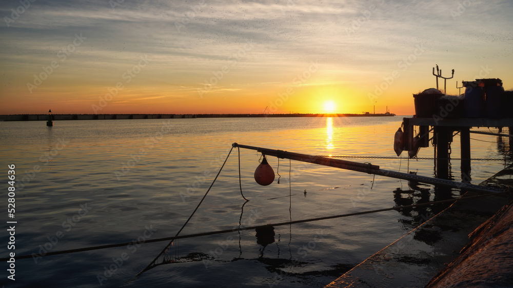 Port la Nouvelle - Lever de soleil - Départ pour la pêche