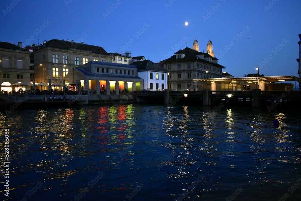 Zurich night view
