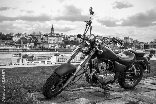 motorcycle in the city