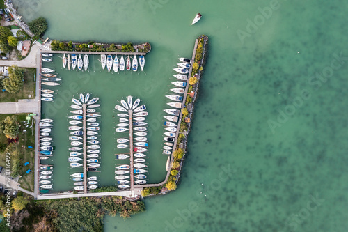 yacht harbour in Balatonalmadi photo