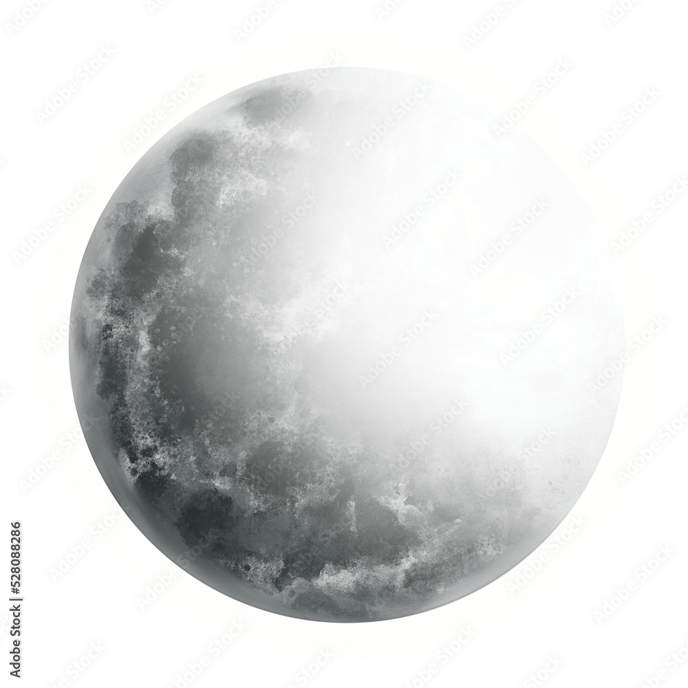 moon in the night - obrazy, fototapety, plakaty 