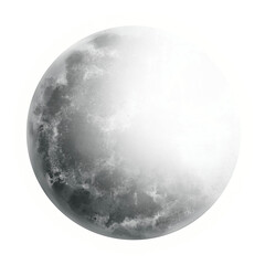 Fototapete Vollmond Strahlender Mond mitten in der Nacht  © Busran
