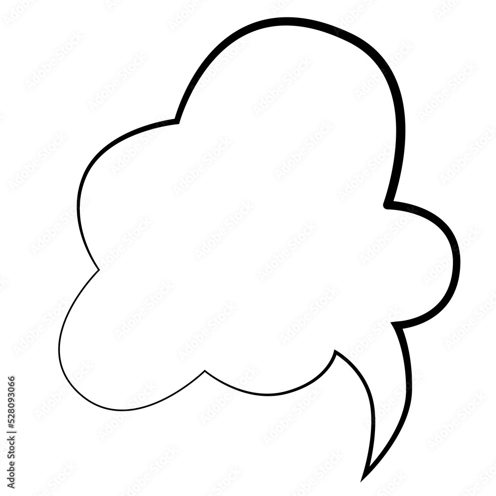 Speech bubble hand draw doodle. Speech bubble hand draw doodle.