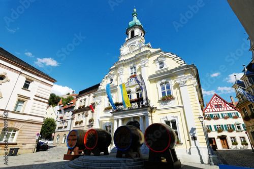 Kulmbach Rathaus mit Rokokofassade