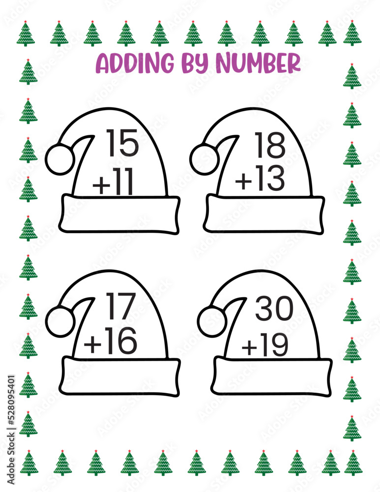Christmas Math Activity Worksheets