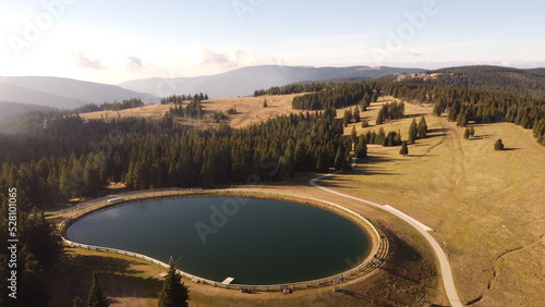 Artifical lake on ROGLA