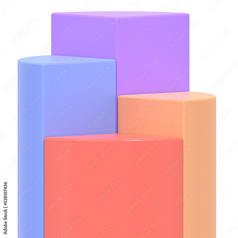 Pie product presentation podium Pie product presentation podium