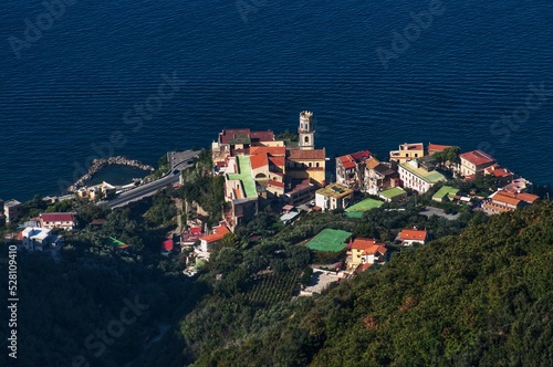 Old Italian village by seaside