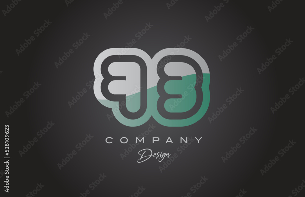73 green grey number logo icon design. Creative template for company and business 73 green grey number logo icon design. Creative template for company and business
