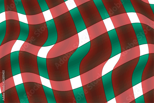 christmas holiday plaid wavy pattern background decoration wrapping paper illustration