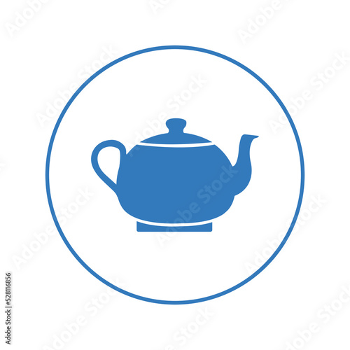 Kitchen tea container kettle icon | Circle version icon |