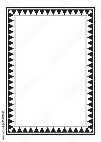 Vector Page border A4 design for project