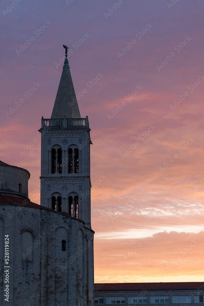 Church of St. Donat at roman forum in Zadar