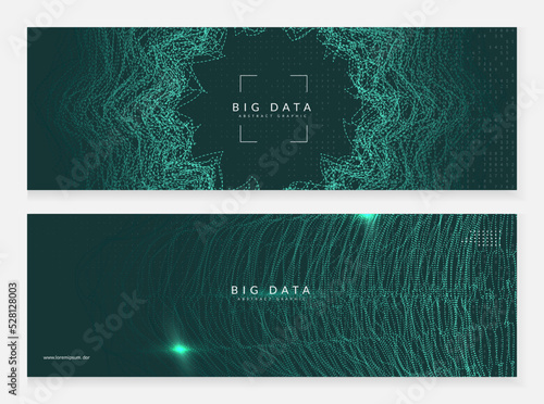 Big data background. Digital technology abstract