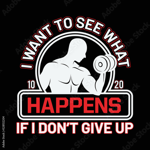 gym t shirt design vector