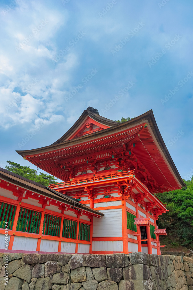 Hinomisaki-jinja Shrine, Peaceful atmosphere. Hinomisaki-jinja Shrine, Peaceful atmosphere.