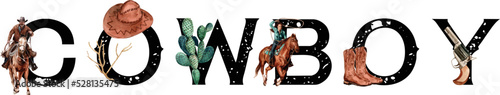 Vintage wild west emblem. Wild west, cowboy, country art, seamless pattern design, surface design Design for the shirt.
