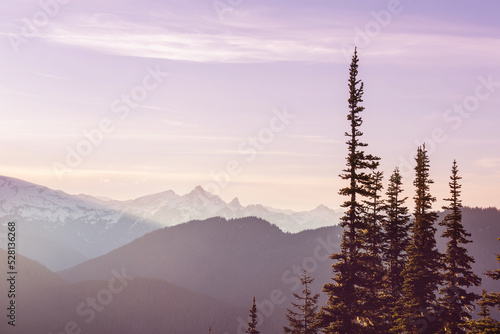 Fototapeta Naklejka Na Ścianę i Meble -  Mountains in Washington