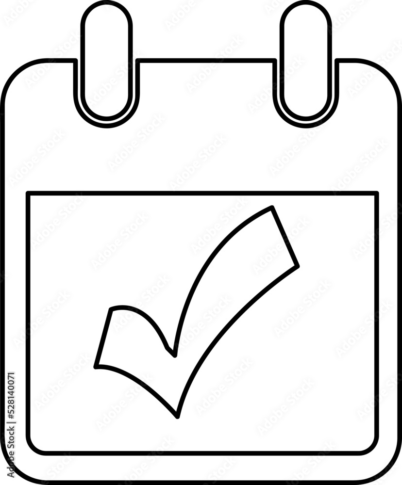 Calendar vector icon. Web design icon. Calendar on the wall. Flat calendar icon..eps